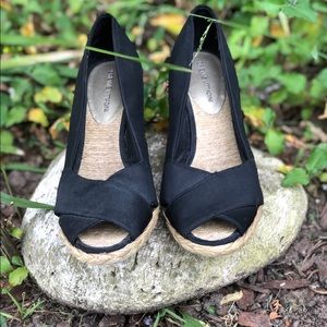 Black Espadrilles by Adrienne Vittadini